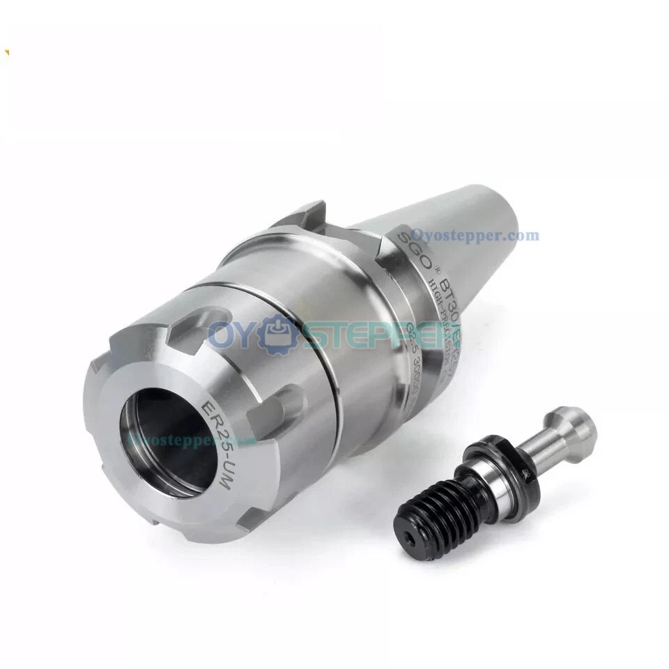 1Pc BT30 Tool Holder Part Accessory BT30-ER25 70L with 45&deg; Pull Studs for ATC Spindle Motor